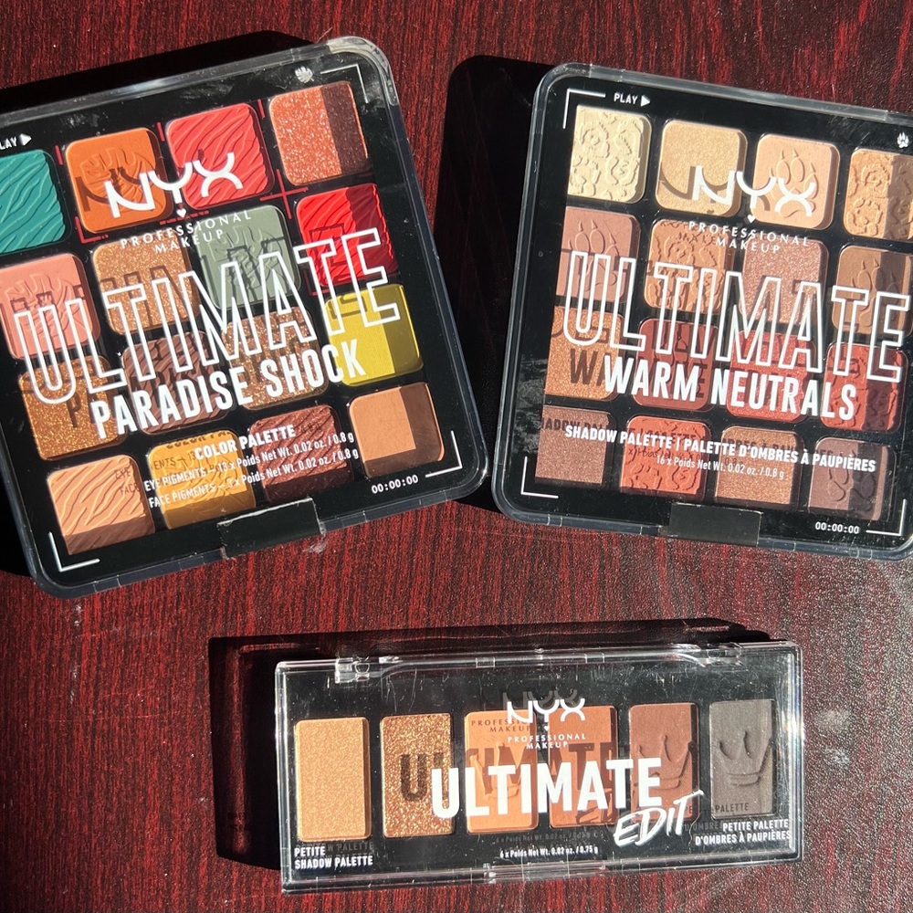 NYX Ultimate Shadow Palette - Paradise Shock & Warm Neutrals